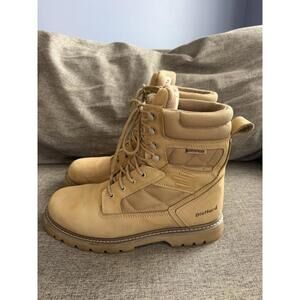 DieHard Work Boots Mens Size 11 Insulated Waterproof Soft Toe Tan